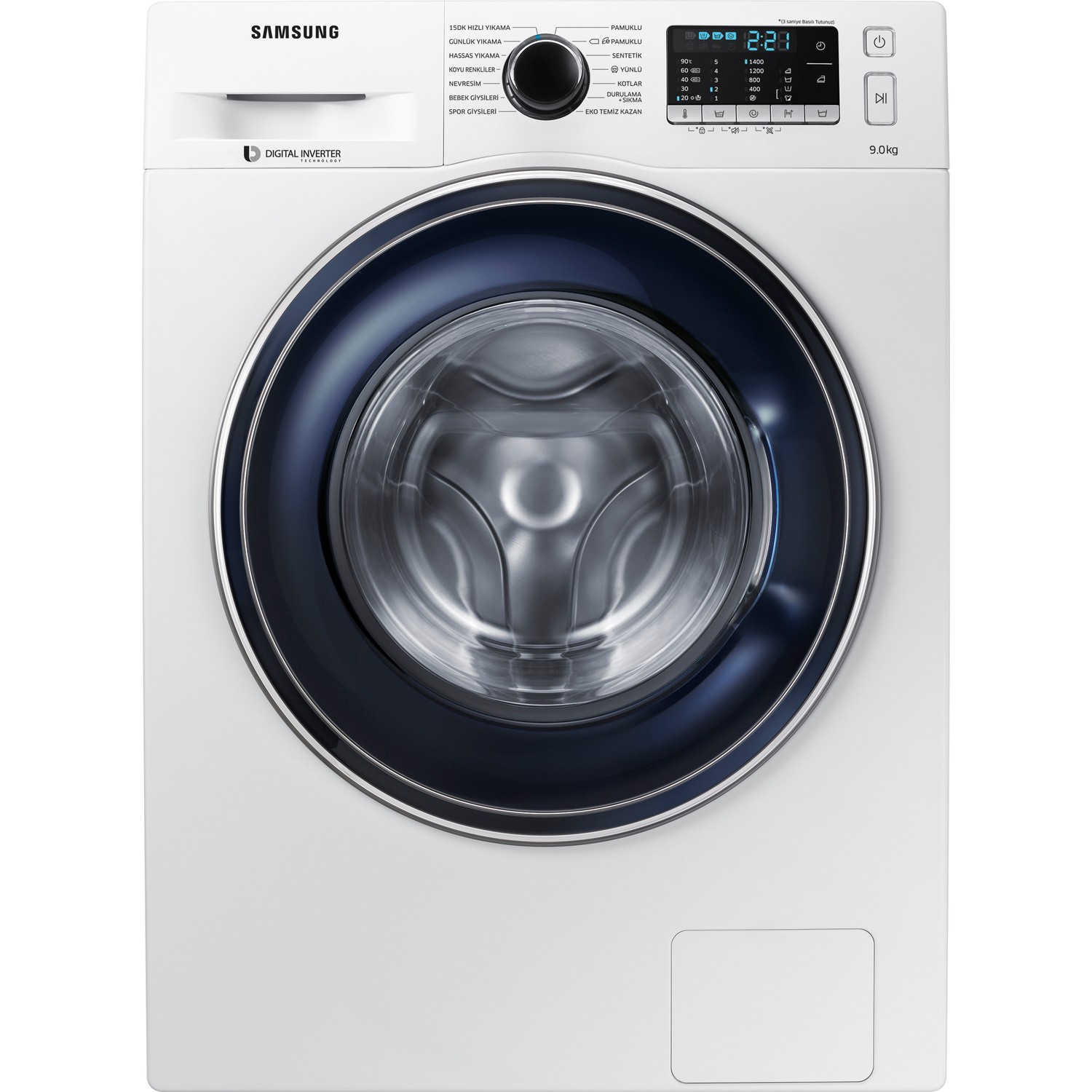 SAMSUNG  9Kg 1200 Devirli Çamaşır Makinesi 