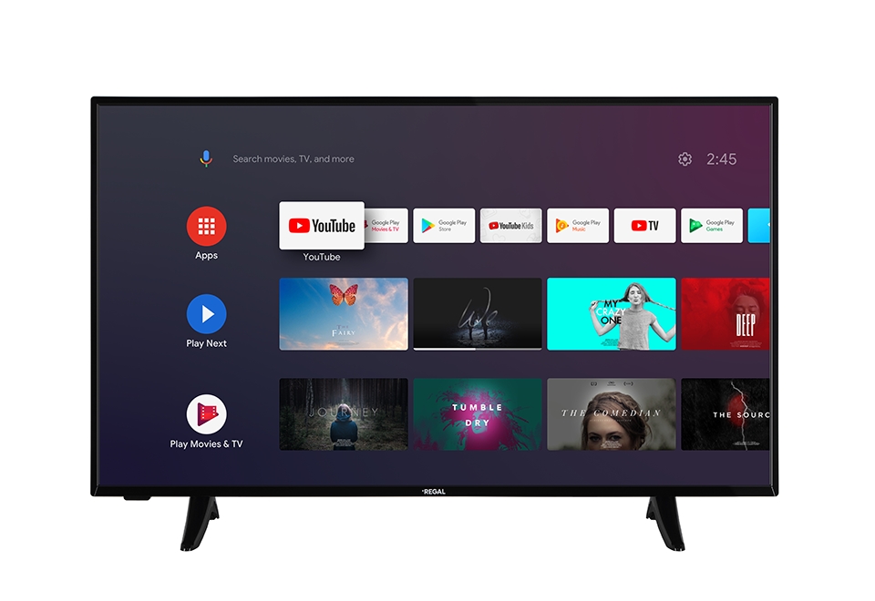 REGAL 43'' 108 Ekran Smart Full HD Android TV
