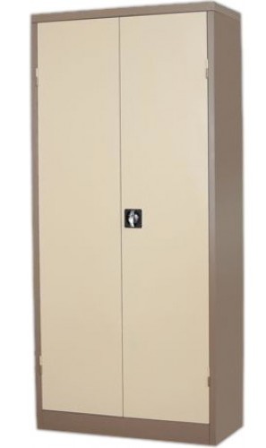 Metal cupboard with 2 doors